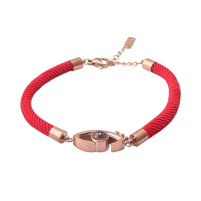 100 Languages "I Love You" Crystal Charm Bracelet