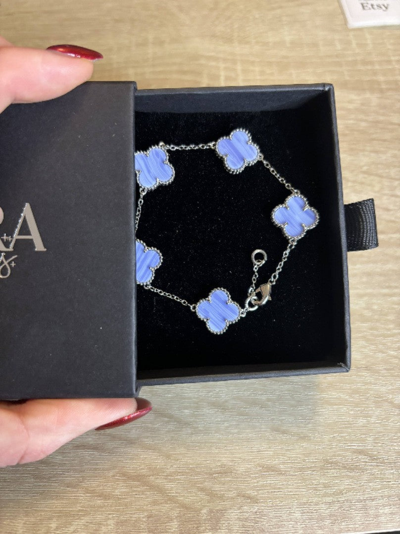 Four leaf clover bracelet women