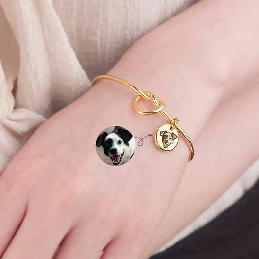 Pet Portrait Custom Charm Bracelet