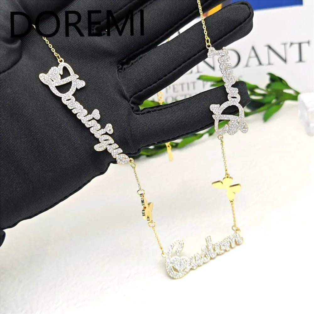 Personalized Diamond Name Necklace