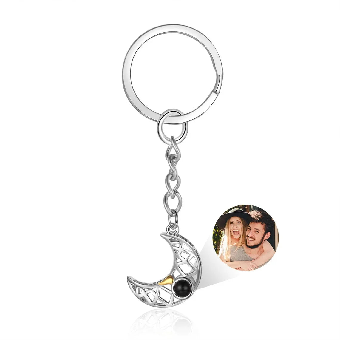 Personalized Custom Sun Moon Photo Projection