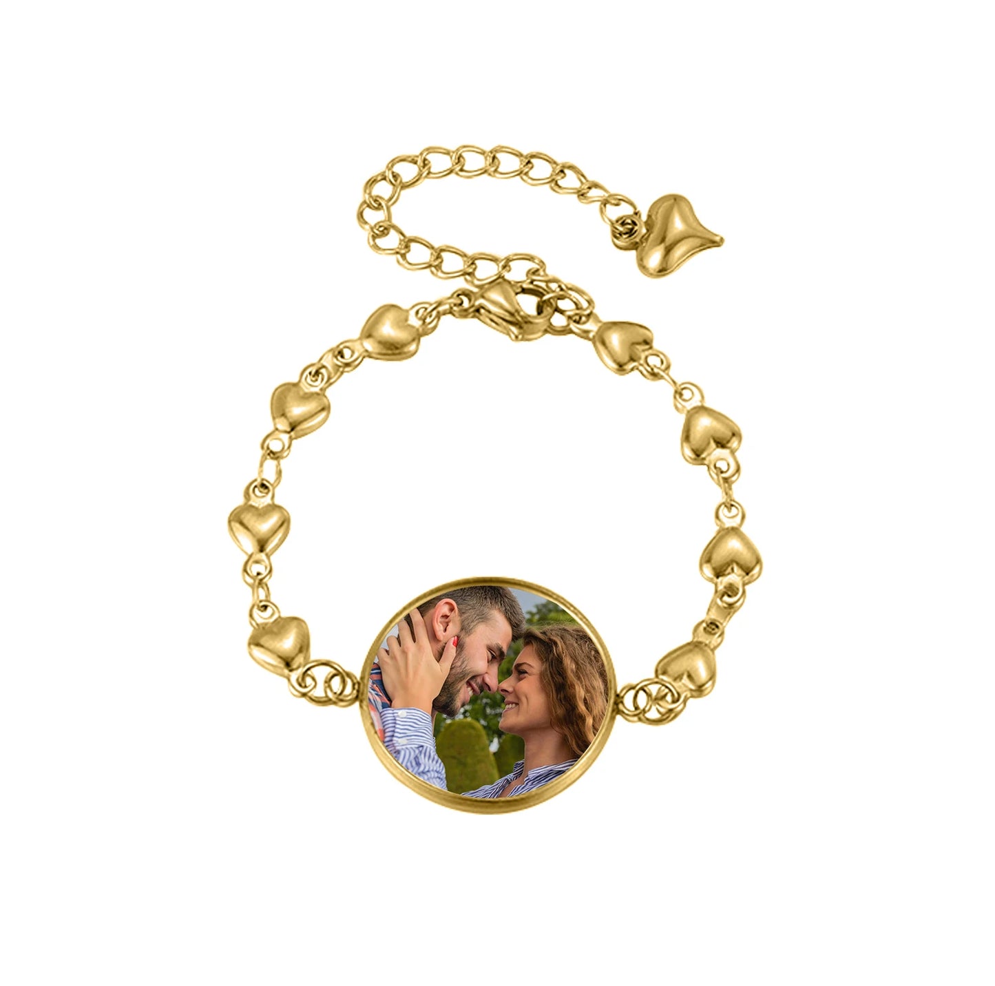 Customizable Photo Round Bracelet