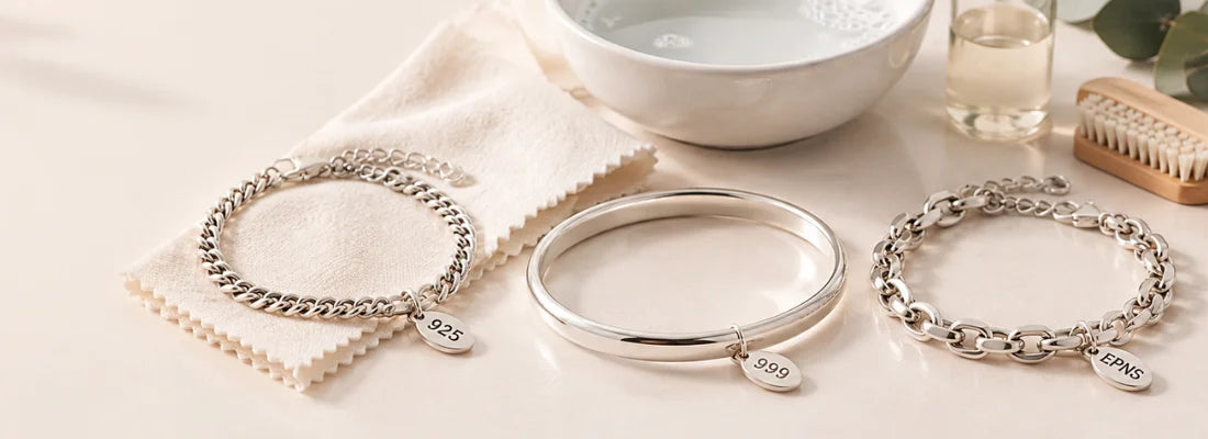 How to Clean a Silver Bracelet Naturally (925 Sterling, 999 Pure, & EPNS)