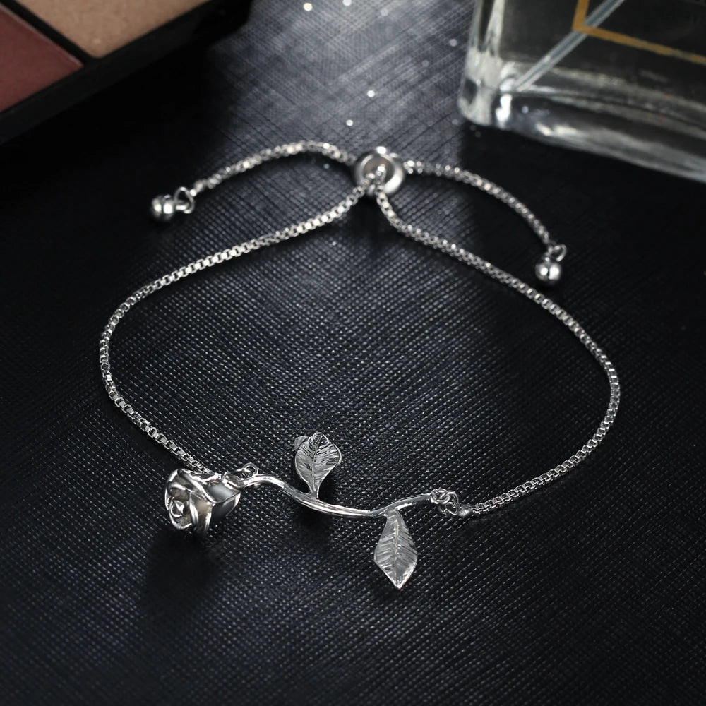 Rose Charm Bracelet