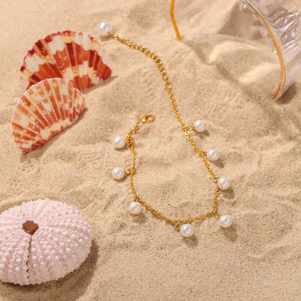Elegance Glow 18K Pearl Drop Necklace