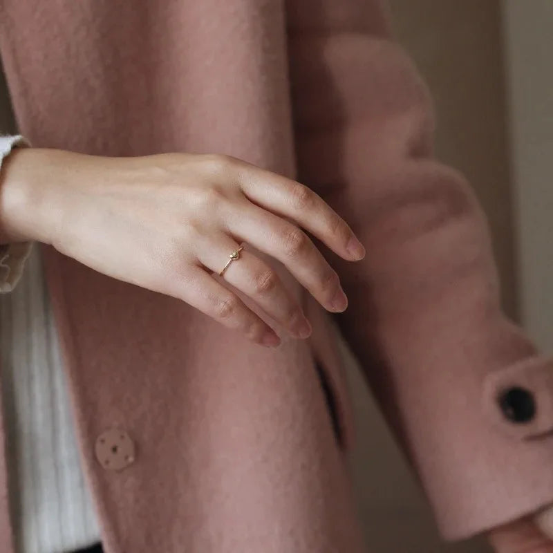 Gold Plated 925 Sterling Silver Heart Ring