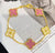 Four leaf clover bracelet women