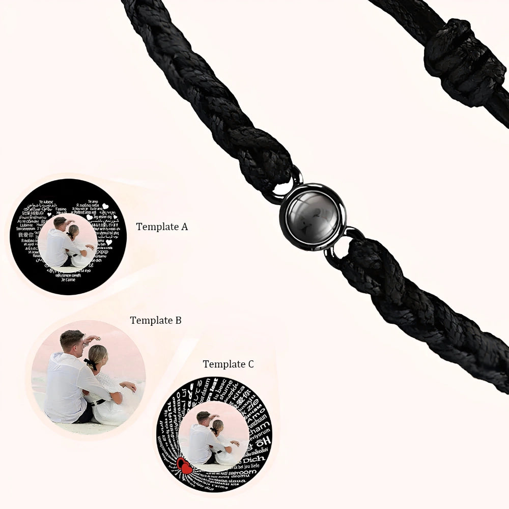 100 Languages “I Love You” Projection Bracelet
