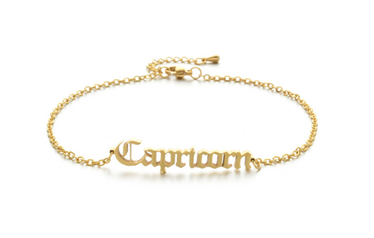 Stainless steel twelve constellation anklet