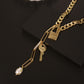 LoveLock Pearl Necklace