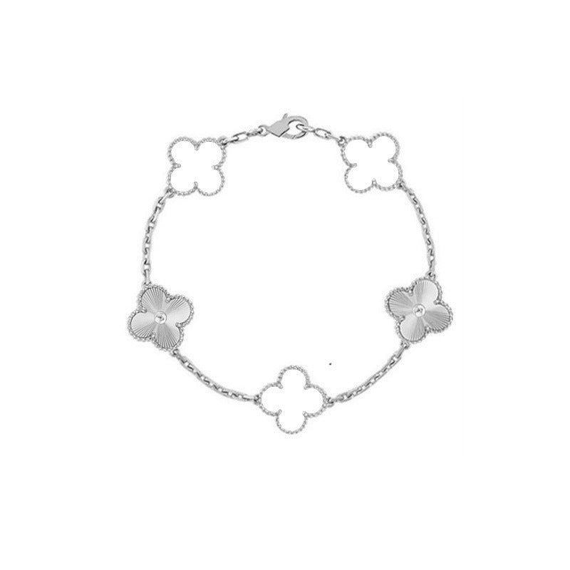 Four leaf clover bracelet women