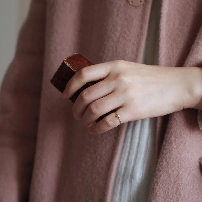 Gold Plated 925 Sterling Silver Heart Ring