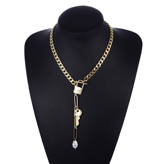 LoveLock Pearl Necklace
