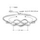 Infinity Love Silver Bracelet