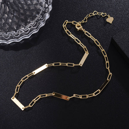 Minimal Heart Buckle Chain