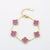 Four leaf clover bracelet women