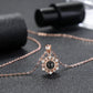 925 Silver Necklace Snowflake Shape Projection Necklaces
