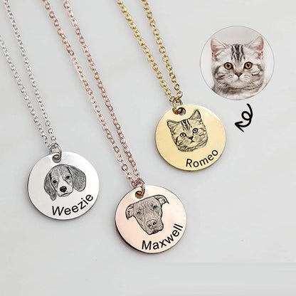 Custom Pet Portrait Jewelry