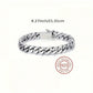 Unisex Sterling Silver Vintage Cuban Link Chain Bracelet