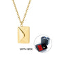 Personalized Envelope Photo Necklace