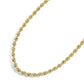 Stainless Steel Chain Necklace with Versatile Ring Accessory
