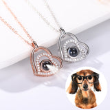 100 Languages "I Love You" Photo Projection Necklace