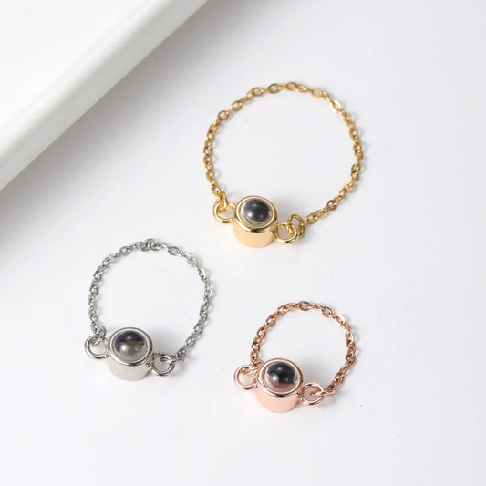 Custom Photo Projection Ring