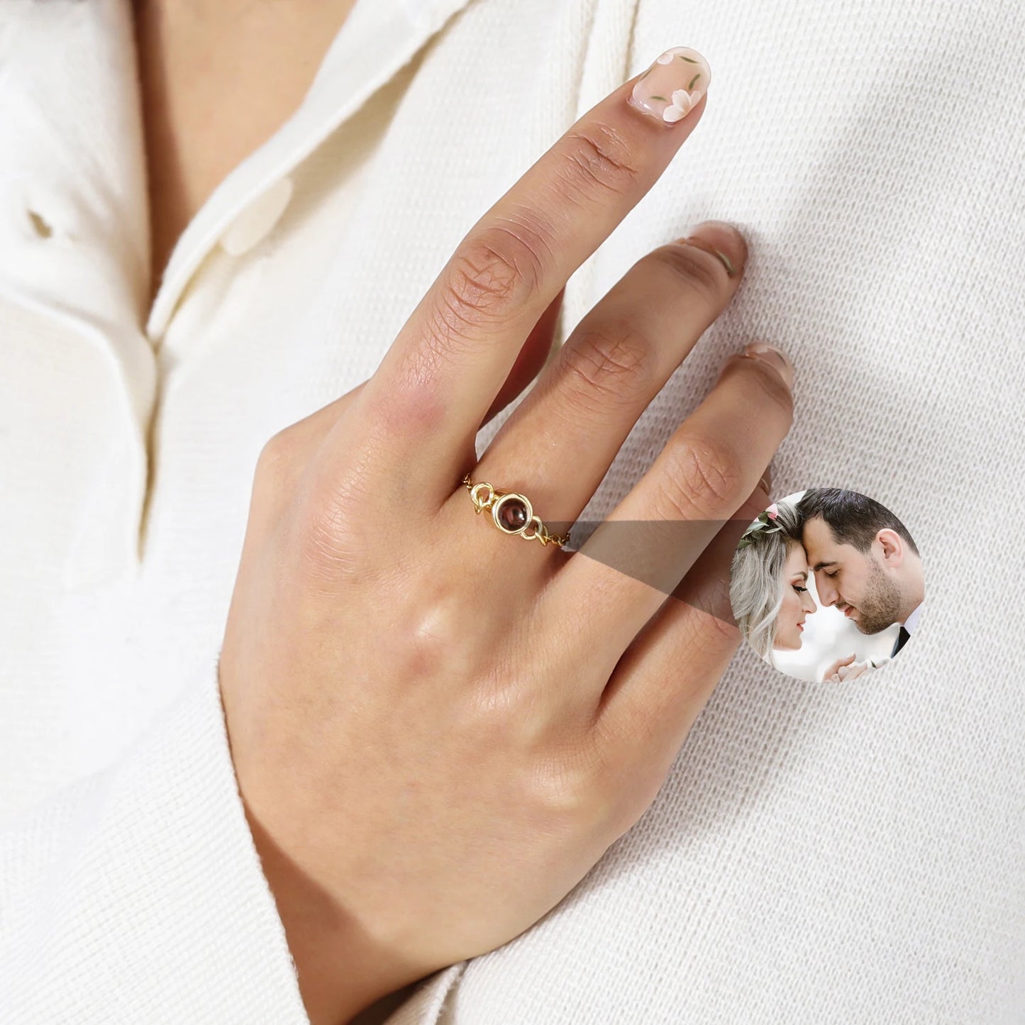 Custom Photo Projection Ring