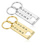 Couple Date Keychain Set