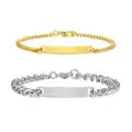 Personalized Couple Bracelet Set with Custom Name