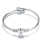 Love Wire Alphabet Bracelet