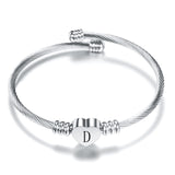 Love Wire Alphabet Bracelet