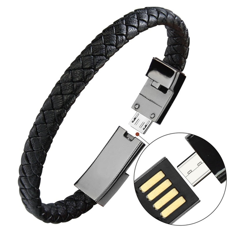 Portable USB Bracelet Charger