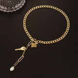 LoveLock Pearl Necklace