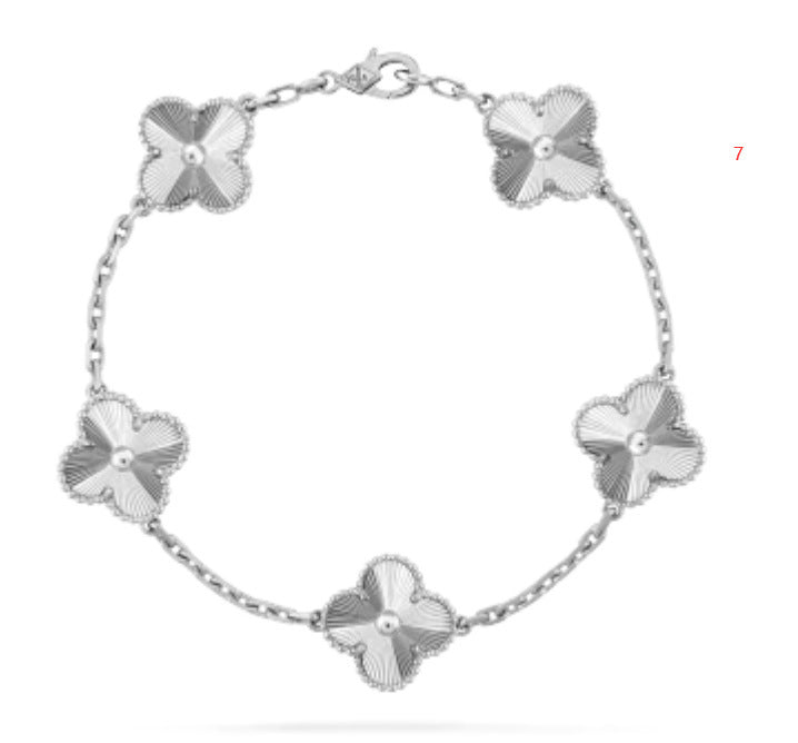 Four leaf clover bracelet women