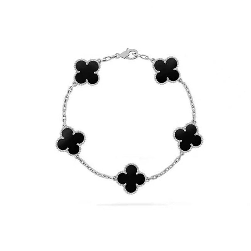 Four leaf clover bracelet women