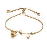 Rose Charm Bracelet