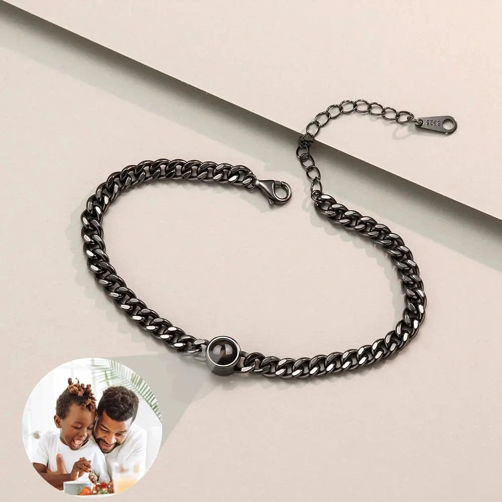 Personalized Custom Photo Projection Bracelet For Women Customized Picture