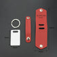 Custom Overprint Photo Leather Keychain – Detachable & Modern Art Design