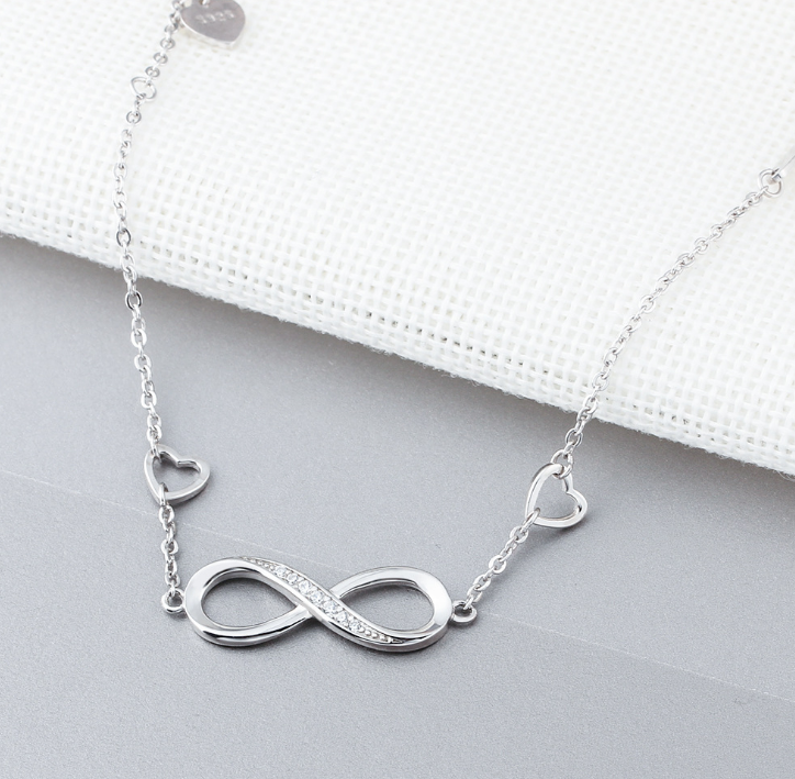 Infinity Love Silver Bracelet