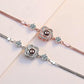 Customized S925 Silver Six-Pointed Star Projection Bracelet.
