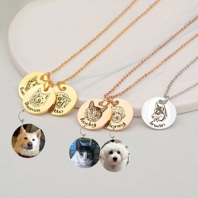 Custom Pet Portrait Jewelry
