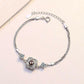 Customized S925 Silver Six-Pointed Star Projection Bracelet.