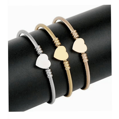 Love Wire Alphabet Bracelet