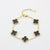Four leaf clover bracelet women