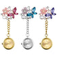 Crystal Butterfly Nurse Pocket Watch