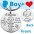 Lovely Personalized Baby Boys Girls Keychain
