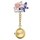 Crystal Butterfly Nurse Pocket Watch