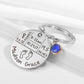 Personalized New Baby Birth Details Keychain