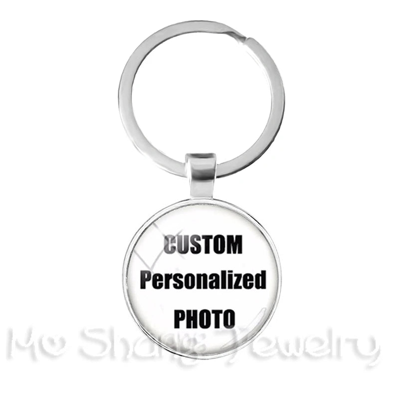 Personalized Photo Keychain – Custom Family Picture Gift for Parents & Loved Ones